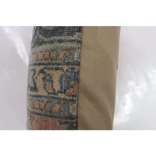 Late 20th Century Traditional Persian Square Rug Pillow For Sale - Image 5 of 5