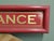 Hand-Painted Red and Gold Leaf Entrance Sign, 1960s For Sale - Image 3 of 7