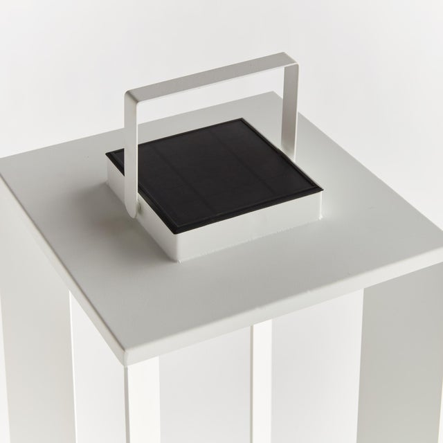 Contemporary Hanley Solar Led Lantern 30" For Sale - Image 3 of 5