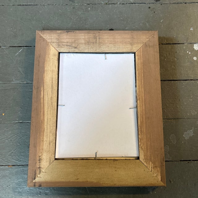 1980s 1980’s Original Folk Art Forest Scene Etching For Sale - Image 5 of 5