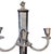 Mid 20th Century Pair of Mid 20th Century American Nickel & Wood Three-Light Sconces For Sale - Image 5 of 9
