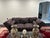 Vintage Custom-Made Tapestry Couch For Sale - Image 15 of 15