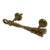 Vintage Brass Rope and Tassel Motif Drawer Pull For Sale