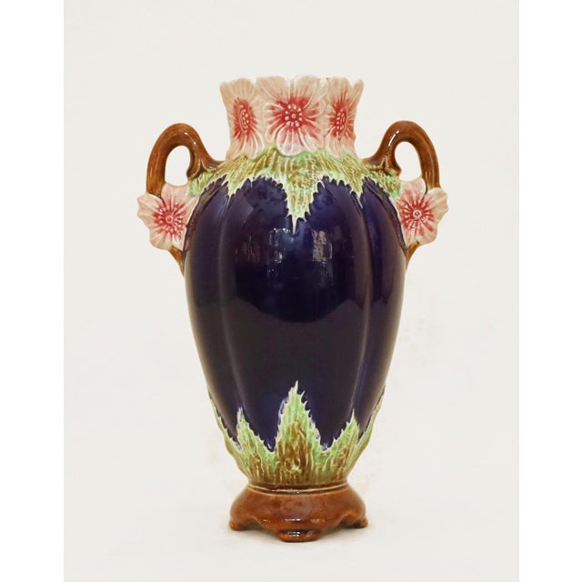 Black Art Nouveau Ceramic Vase, 1890s For Sale - Image 8 of 8