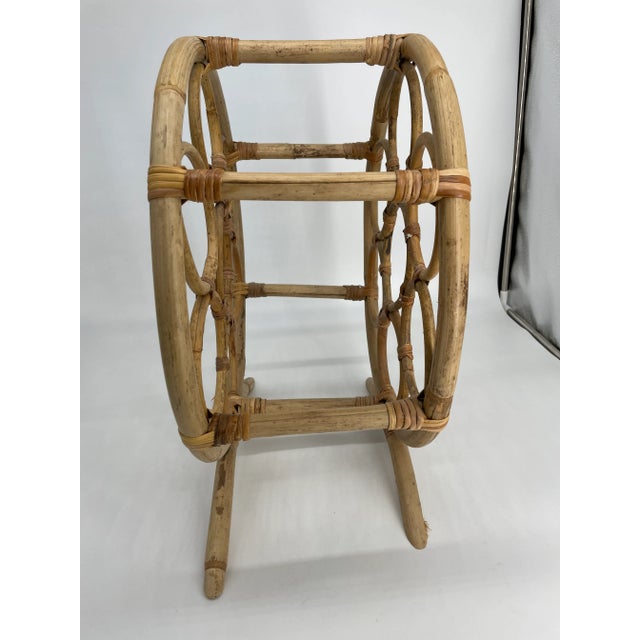 Solid rattan wine rack on offer, holds 7 bottles of wine. Would look great in any Boho Chic home!