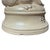 Antique White Vintage Hollywood Regency Chalkware Greek Goddess W/Pipes Figurine Sculpture For Sale - Image 8 of 9