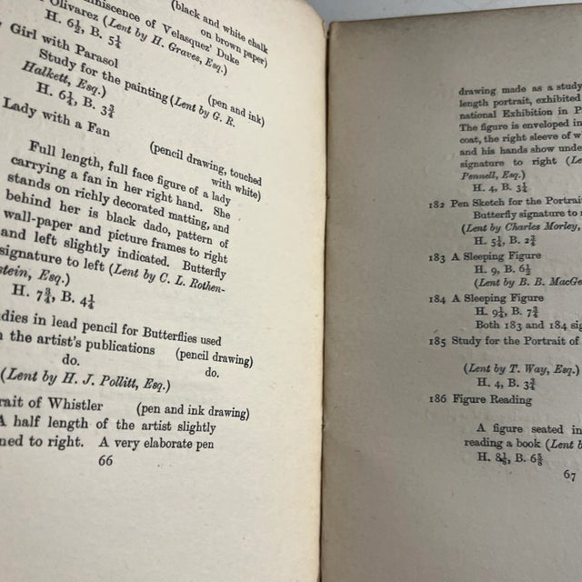 1905 Whistler Catalog and Biography Book Set of 2 For Sale In New York - Image 6 of 13