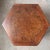 1960s 1960s Hexagonal Side Table in Walnut With Burlwood Top by John Keal for Brown Saltman For Sale - Image 5 of 8