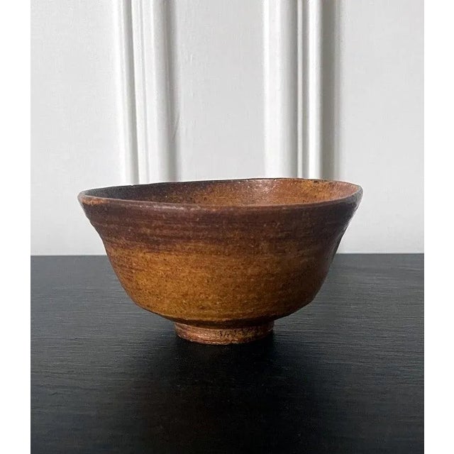 A ceramic chawan tea bowl made in Korea for Japanese market circa 17th century. The chawan is identified as Irabo type....