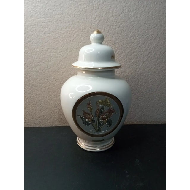 Ceramic 1970s Chokin Art Japan Ginger Jar For Sale - Image 7 of 7