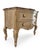 Wood French Marble Top Commode – Hand Carved Walnut & Gold Patina Chest For Sale - Image 7 of 9
