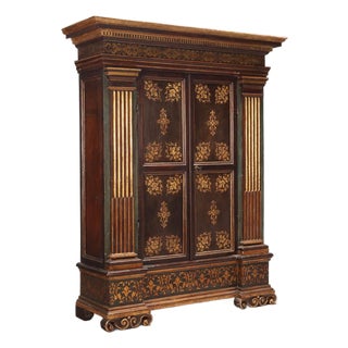Mannerist Wardrobe in Walnut For Sale