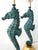 Verdigris Lamps Seahorses For Sale - Image 8 of 13
