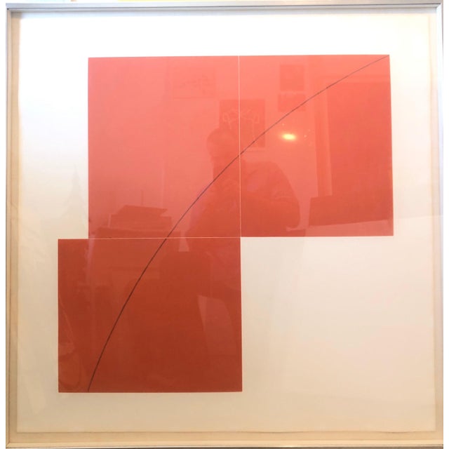 A Red, from Three Aquatints, 1979 Aquatint on six copper plates printed on Rives BFK paper Paper Size: 40 3/4 x 40 3/4...