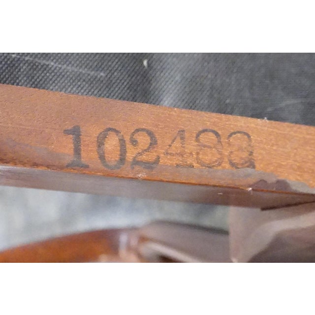 High End Vintage Solid Mahogany Traditional Chippendale Style Dining Arm Chair 102488 For Sale - Image 10 of 10