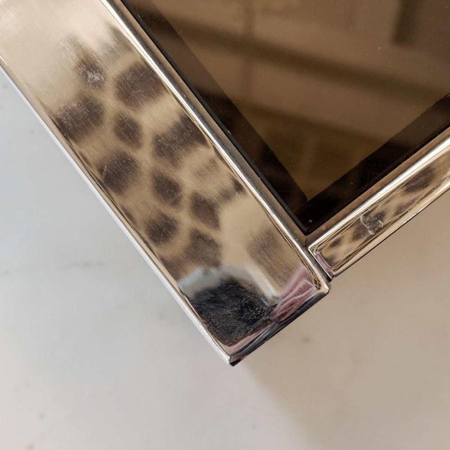 Coffee Table attributed to Belgo Chrome De Wulf, Belgium, 1960s For Sale - Image 6 of 11