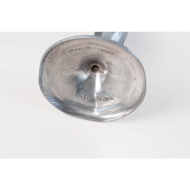 1920s Art Deco Quadruple Silver Plate Candlestick Holder | Jennings Brothers Pattern 1506 For Sale - Image 13 of 14