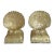 Pair of Palm Beach Chic Figurative Standing Seashell Bookends For Sale
