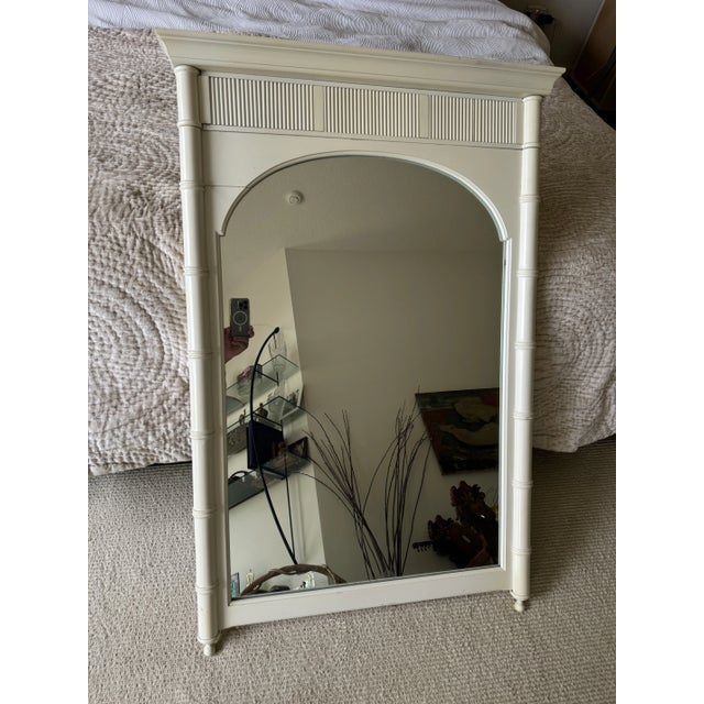 Vintage Dixie Lenoir Large Faux Bamboo Mirror from Palm Beach Estate Dixie Furniture bedroom set, mint condition, weighs...