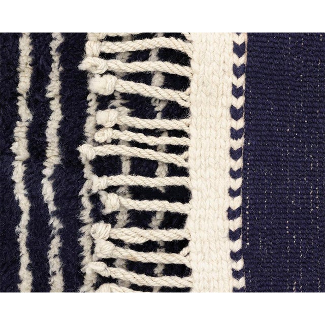 Hand-Knotted Wool Rug by Azele Studio For Sale - Image 9 of 10