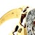 Late 20th Century Vintage 18k Gold Diamond Cocktail Ring, Size 7 For Sale - Image 5 of 6