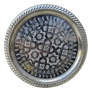 Traditional Plated Silver Tea Serving Tray