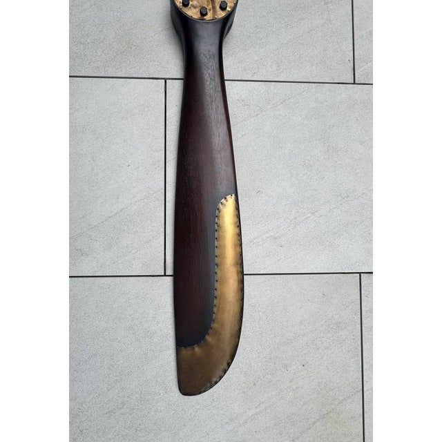 2020s Vintage Style Wooden Airplane Propeller – Aviation For Sale - Image 5 of 7