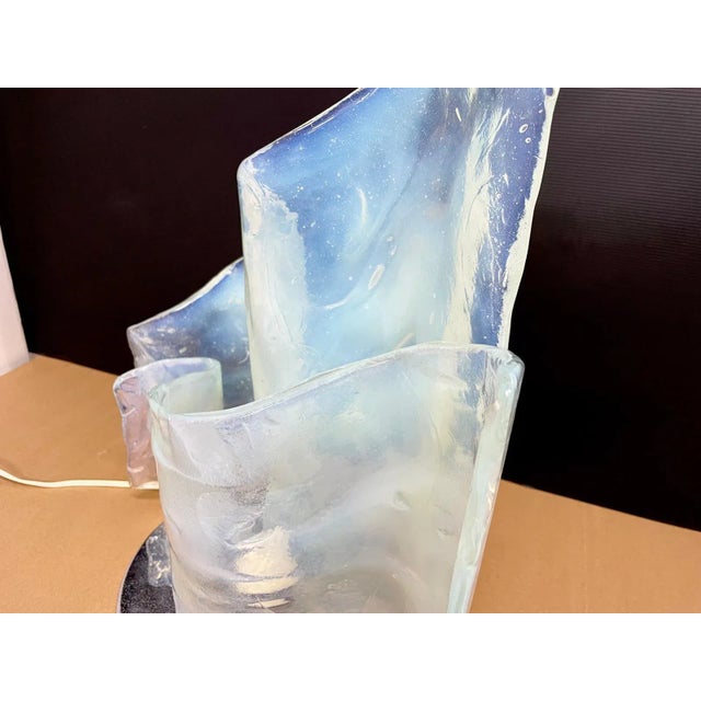 Murano Glass Table Lamp by Carlo Nason for Mazzega, 1970s, in Flawless conditions. Designed 1970 to 1979 I have official...