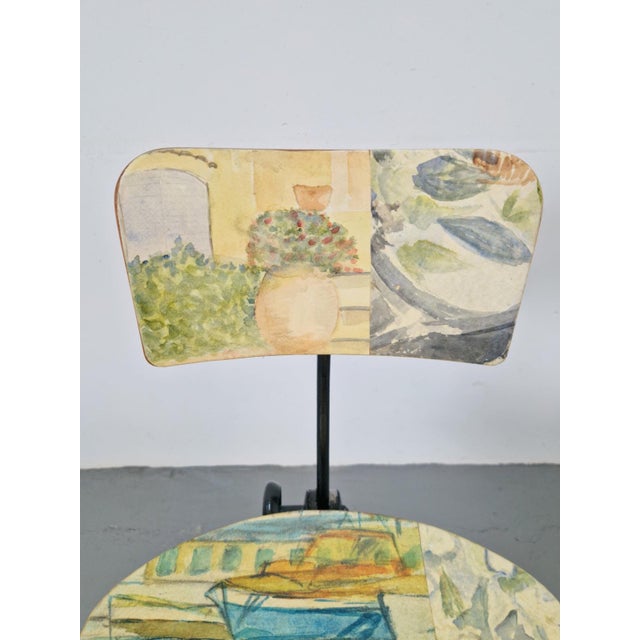 Wood Vintage Desk Chair by Friso Kramer for De Cirkel Ahrend, 1960 For Sale - Image 7 of 11