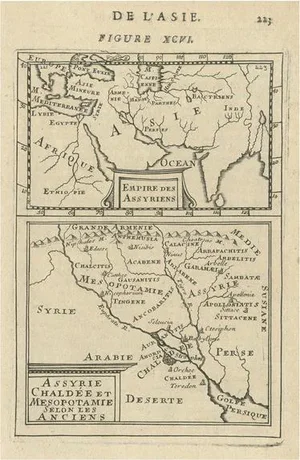 Map of the Empire of the Assyriens and the Tigres and Euphrates Rivers, 1683