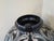 Paint Late 20th Century Mother of Pearl and Black Lacquer Decorative Vase For Sale - Image 7 of 9