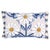 Textile Schumacher Marguerite Embroidery Pillow in Blue & Ochre For Sale - Image 7 of 7