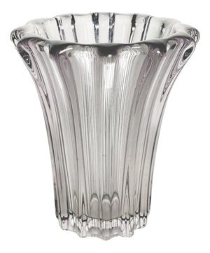 Crystal Glass Vase, France, 1970