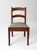 Brown Antique French Country Ladder Back Chair With Needlepoint Seat For Sale - Image 8 of 12