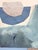 Blue "Im Blue 4" Original Mixed-Media Collage on Paper by Zac Woodiel For Sale - Image 8 of 8
