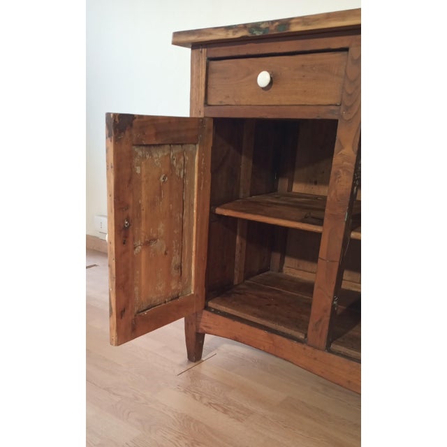 Vintage Italian Pine Sideboard, 1930s For Sale - Image 13 of 18
