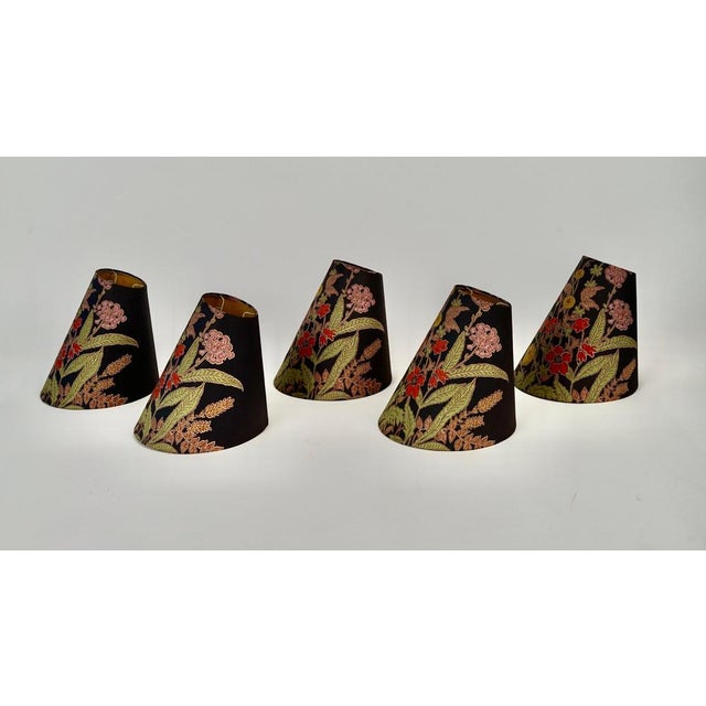 Metal Mid-Century Modern Brass Hanging Light with Original Shades, 1950s For Sale - Image 7 of 18