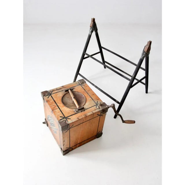 Antique Whipple's Butter Churn For Sale - Image 11 of 12