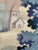 Vintage French Aubusson Tapestry Landscape with Bird, 1950s For Sale - Image 12 of 18