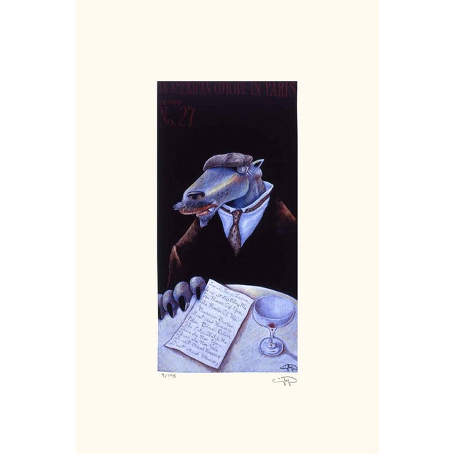 Markus Pierson "American Coyote in Paris" 5 Hand Signed Limited Ed Photoliths For Sale - Image 10 of 13