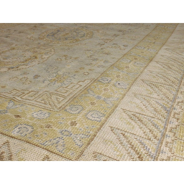 Vintage Hand Knotted Khotan Style Rug. 7'8"x 10'2" For Sale - Image 12 of 18