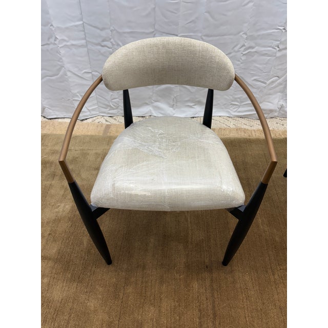 Set of Two Arhaus Jagger Dining Arm Chairs For Sale In Columbus - Image 6 of 18