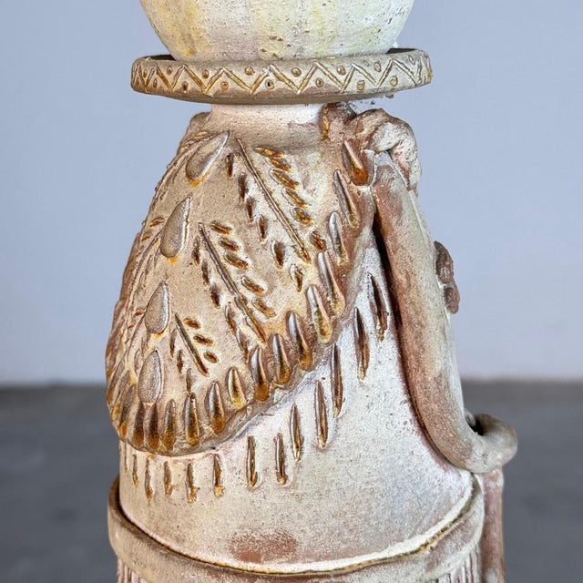 Hand-Sculpted Terracotta Figures attributed to Saverio Farci, 1960s, Set of 2 For Sale - Image 14 of 18