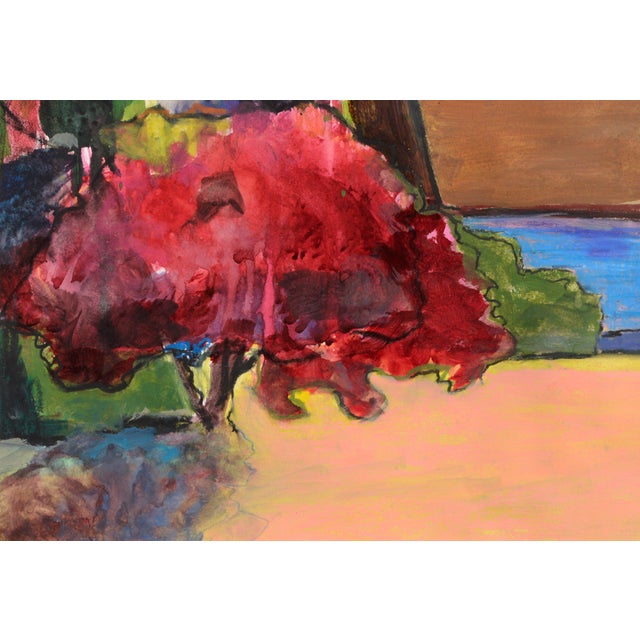 The Blue Cabin - Vertical Landscape by Karen Druker For Sale - Image 4 of 6