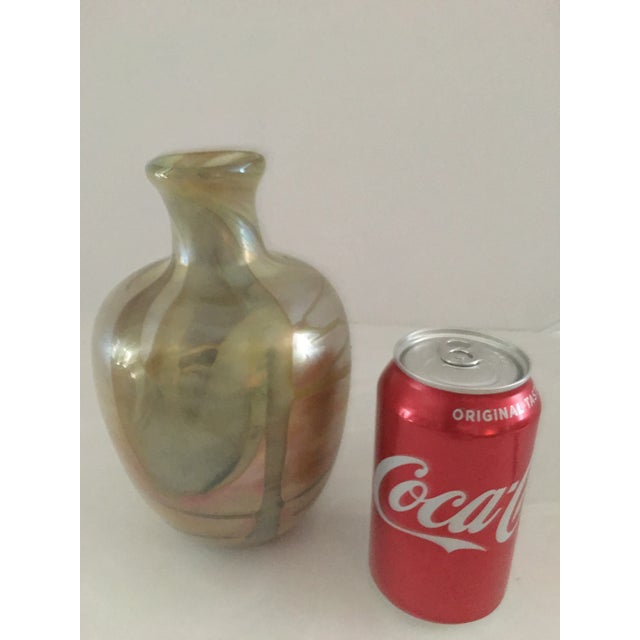 1970’s Christopher Ries Art Glass Vase For Sale In Detroit - Image 6 of 10