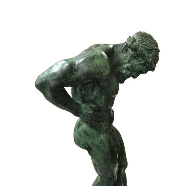 Large Bronze Statue of Atlas, 20th Century For Sale - Image 3 of 10