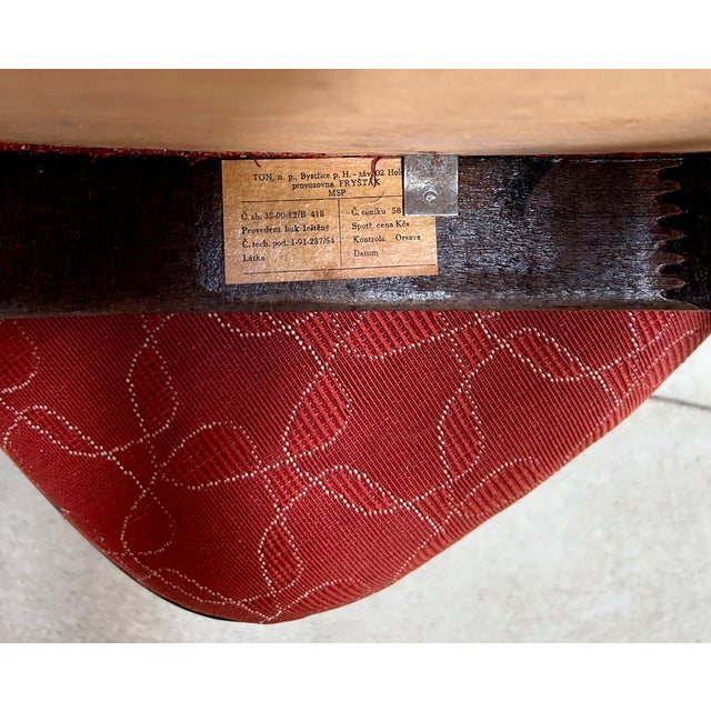 Art Deco Dining Chairs from Ton, Former Czechoslovakia, 1930s, Set of 4 For Sale - Image 17 of 18