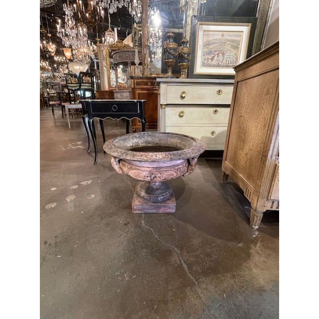 19th Century 19th C. French Iron Planter For Sale - Image 5 of 8