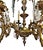 Brass Antique Spanish Brass 6-Arm Heavy Chandelier With Crystal For Sale - Image 8 of 12