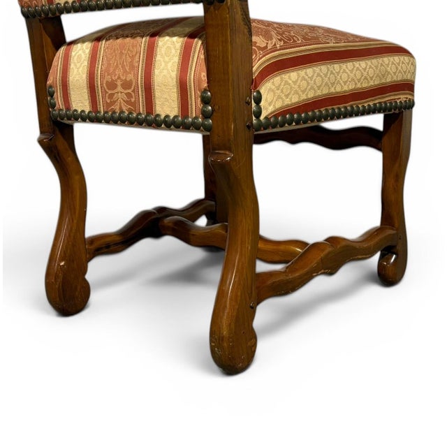 Set of 8 Attributed to Ralph Lauren Louis XIV Dining Chairs For Sale - Image 9 of 10